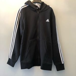 Adidas Men’s Black Zip Up